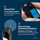 OMRON Gentle Temp 533 Digitales Infrarot-Ohrthermometer für Kinder und Erwachsene, schnelle 1-Sekunden-Messung und Sonde ohne Schutzhülle, Schwarz - 6