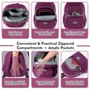 AOTIAN Nylon Lightweight Sturdy Little Casual Backpack 7 L Purple - 4
