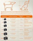 Feandrea Hundebox faltbar, Transportbox Hund, XL, Hundetasche, Oxford-Gewebe, Netzstoff, atmungsaktiv tragbar transportabel, Metallrahmen, mit Griffen, Taschen, 81 x 58 x 58 cm, grau PDC008G01 - 6