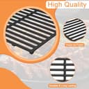 7637 Spirit Griddle Insert for Weber Spirit 2 Grill Part GS4 Spirit II/I 200 SER E210 E220 S210,Webber Spirit 200/300(2025) Replacement for Weber Grill Accessories Spirit Grate&Griddle Plate Cast Iron - 6