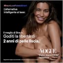 Braun Skin I·Expert Epilatore Luce Pulsata Smart, Epilazione Laser Peli Donna A Casa, Riduzione Permanente Peli, App Gratuita, Pochette, Mini Depilatore Viso, Rasoio Gillette Venus, 4 Testine, PL7432 - 2