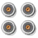 Brushot Gesichtsreinigungsbürstenkopf für Herren, kompatibel mit Clarisonic Mia 1, Mia 2, Mia Fit, Alpha Fit, Smart Profile Uplift und Alpha Fit, 4 Stück - 1