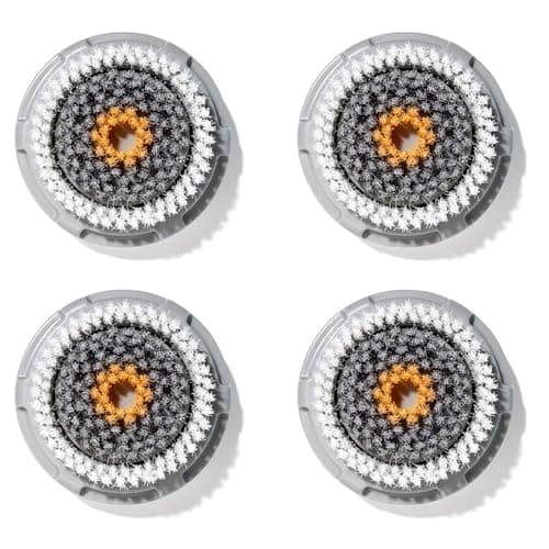 Brushot Gesichtsreinigungsbürstenkopf für Herren, kompatibel mit Clarisonic Mia 1, Mia 2, Mia Fit, Alpha Fit, Smart Profile Uplift und Alpha Fit, 4 Stück