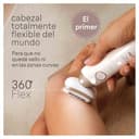 Braun Silk-épil 9 Flex, Depiladora Eléctrica Mujer Para Una Eliminación Del Vello Fácil, Depilación En Seco Y En Mojado, Con Cabezal De Rasuradora, 9-041 3D, Blanca/Dorada - 3