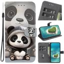 BLOTECH for Realme GT Neo6 Flip Folio Cover,Q-cute Panda Pattern Pattern Painting Magnetic Kickstand Protective Colorful Glossy PU Leather Book Wallet Case Cover for Realme GT Neo6 - 3