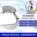 MONTERAL Tapa Antisalpicaduras para Robot de Cocina con Código Original AS00000419 para Kenwood Cooking Chef XL KCL95 - Garantía de 10 Años - 2