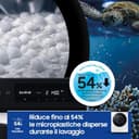 Samsung Lavatrice Bespoke AI WW11DB7B94GE/U3, Libera installazione, 11 Kg, Wifi, Ecodosatore, AI Energy Mode, Carica Frontale, Corpo: Bianco, Oblò e Pannello: Nero, 60l x 85h x 60p cm - 8