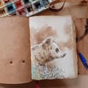 URBAN LEATHER Diario Medieval Rústico Vintage De 7 Pulgadas, Páginas Antiguas Con Bordes De Cubierta Para Hombres Y Mujeres, Cuaderno De Dibujo De Artista, Cuaderno De Escritura De Viaje Para Él Y - 4