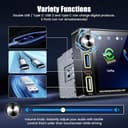 Single Din Car Stereo with Wireless Apple Carplay Android Auto, 6.9" IPS Touchscreen Car Stereo with 4-Channel RCA Bluetooth 5.2 Mirror Link Backup Camera GPS Navigation 2 USB Fast Charge FM AM EQ SWC - 5