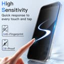 JETech Privacy Screen Protector for iPhone 17 Pro 6.3-Inch, Anti-Spy Tempered Glass Film with Easy Installation Tool, 2-Pack - 6