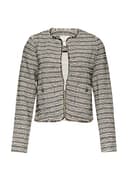 s.Oliver Kurze Jacke in Bouclé-Optik mit Fransenkante - 3