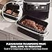 Ninja Foodi FlexDrawer Air Fryer, Dual Zone with Removable Divider, Large 10.4L Drawer, 7-in-1, Air-Fryer Uses No Oil, Air Fry, Roast, Bake, Max Crisp, Non-Stick Dishwasher Safe Parts, Black AF500UK - 3