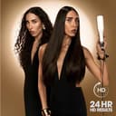 ghd Chronos Max - Wide Plate Hair Straighteners, 3X Faster Hair Styling in One Stroke for 90% More Shine, 2.5X Less Frizz Lasting 24hr, No Extreme Heat Damage, Ideal for Thick & Curly Hair, UK - White - 3