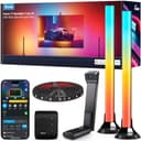Govee TV Hintergrundbeleuchtung 3 Lite Kit für 55-65 Inch TVs, 3.6m RGBICW WiFi LED Strip mit Kamera und 15 Zoll Smart Light Bar mit 4 Farben in 1 Lampenperle, Funktioniert mit Alexa & Google Home - 1