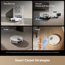 dreame Matrix10 Ultra Robot Vacuum, Multi-Mop Switching, 8cm Obstacle Clearing, 30,000Pa Suction, Self Empty&Refill, Mop Self-Cleaning, 100% Detangling, 240+ Obstacle Avoidance, Voice Control - 11
