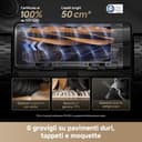 DREAME Matrix10 Ultra Robot Aspirapolvere e Lavapavimenti, Superamento Ostacoli 8 cm, Aspirazione 30.000Pa, Auto-svuot/Riemp, Autopulizia Moci, 0 Grovigli, Rileva 240+ Ostacoli, Controllo Vocale - 8