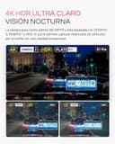 VANTRUE E1 Pro Dashcam & 256GB microSD Speicherkarte, 4K STARVIS 2 Dashcam Auto vorne, 5Ghz WLAN Mini Dash Cam mit CPL, GPS Sprachbefehle, 1.54 Zoll 160°Versteckte Autokamera - 4