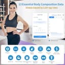 Homebuds Smart Bathroom Scales for Body Weight and Fat, High Precision Assured by Weighing Scales Professional Factory SINCE 2001, App Sync 13 Body Composition with BMI and Body Fat, 400lb Rose Gold - 4