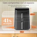 Cosori Turbo Tower Pro Freidora de Aire 10,8 Litro, Revestimiento Cerámico sin PFOA ni Teflon, Doble Resistencias 2630W con Motor DC y Dual Blaze, Air Fryer Doble Cesta Vertical, Fácil de Limpiar - 12