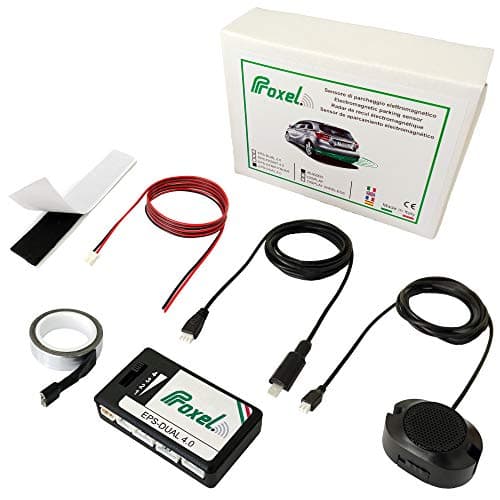 Proxel - Radar di Parcheggio Elettromagnetici Invisibili, Posteriori, EPS-DUAL 4.0, Senza Forare il Paraurti, Kit Universale e Originale