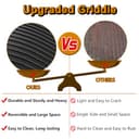 56041 56040 Grill Replacement Parts for Napoleon Prestige 500 Prestige Pro 500 LEX 485 605 730 Prestige 500 RSIB Prestige 665 P500RSIBPSS-3 BIPRO500RBNSS-3 Cast Iron Reversible Grill Plate - 3