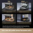 DREAME L40s Pro Ultra Robot Aspirapolvere, Auto-pulizia moci, Aspirazione 19.000 Pa, Spazzola antigroviglio, Estensione Moci e Spazzola Laterale per Angoli, evita oltre 180 oggetti, Controllo Vocale - 7