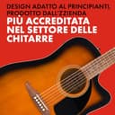 Fender CA Debut Redondo Dreadnought CE, Chitarra Acustica, Chitarra per Principianti, con garanzia di 2 anni, 2 Tone Sunburst - 4