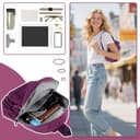 AOTIAN Nylon Lightweight Sturdy Little Casual Backpack 7 L Purple - 7