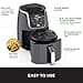 Ninja Air Fryer MAX, 5.2L, 6-in-1, Uses No Oil, Air Fry, Max Crisp, Roast, Bake, Reheat, Dehydrate, Family Size, Digital, Cook From Frozen, Non-Stick, Dishwasher Safe Basket, Grey & Black, AF160UK - 3