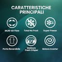 Hisense RB440N4ACA Frigorifero Combinato Total No Frost, Inox, 200x60 cm, Risparmio Energetico Classe A, Grande capacità 335L, Bassa Rumorosità 35db, Porta reversibile, Motore inverter - 4