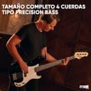 Max GigKit - Pack completo de bajo eléctrico Negro con amplificador de 40W, funda, soporte, afinador, cuerdas y cable incluidos, ideal para principiantes, ensayos en casa o estudio. - 3