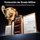 TAURI 2 Unidades Protector de Pantalla para iPhone 17 Pro completo mejorado Completa con Herramienta de Auto-Instalación Sin Polvo, Vidrio Templado, [Protección de Nivel Militar] Resistente a Rasguños - 8
