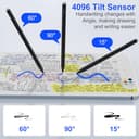 Microsoft Surface Pencil - Stylus Pen for Surface Pro 12/11/9/10/8/X/7/6/5/4/3 with 4Nibs, Surface Pro Stylus for Surface Go 3/Go 2/Book/Laptop 5, 4096 Pressure Sensitivity, Palm Rejection - 3