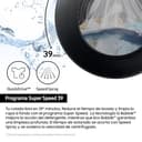 Samsung WW90DB7U94GEU3 - Lavadora AI EcoBubble, Inteligencia Artificial y SmartThings, 9 kg, A-20% con Super Speed 39, Autodosificador, Color Blanco [Clase de eficiencia energética A] - 6