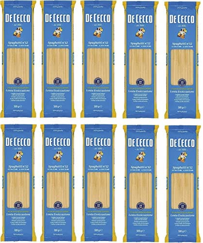10 x Cecco Spaghetti No. 12 Italian Pasta 500g