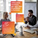 Ricoh 360 Meeting Hub - 3-in-1, 360°, Plug-and-Play Conference Camera/microfono/altoparlante, 1920x1080, 3.6m/6m gamma di pickup video/audio, 8Wx3 altoparlanti - 7