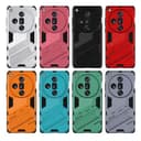 ESTH® Funda para OPPO Find X7 Ultra Compatible con Soporte Magnético para Coche [Grado Militar Anti-caída Protección] Carcasa Parachoque PC + TPU con Soporte Invisible, Negro - 9