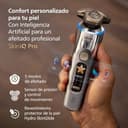 Philips i9000 Prestige Ultra, Afeitadora Eléctrica Hombre, Máquina de Afeitar Barba Seco y Húmedo, SkinIQ Pro, Base de Carga, Recargable, Estuche, Centro de limpieza, Recortador, Naricero, XP9404/38 - 6