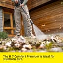 Kärcher high-pressure washer K 7 Comfort Premium, pressure: max. 180 bar, flow rate: 550 l/h, area: 60 m²/h, extra flexible high-pressure hose, hose reel - 3