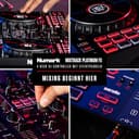 Numark Mixtrack Platinum FX - DJ Controller Pult mit 4-Deck Kontrolle, integriertem Audio Interface, Jogwheel-Displays und Effektpaddeln - 8