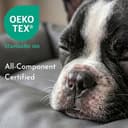 4L Textil Mario Cama Perro Ortopédica Polipiel Memory Foam Viscoelástica Impermeable Resistente Fácil de Limpiar Perros Medianos Premium 100x70 Grafito - 6