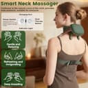 Neck and Shoulder Massager, Neck Massager, Shiatsu Back Massager for Shoulder and Neck, Tissue 4D Kneading Bionic Heated Massage, Back Massager with Heat for Pain Relief Muscle Relax Women Men Gifts - 2
