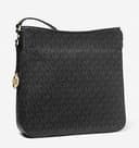 Michael Kors Jet Set Travel Messenger Crossbody Shoulder Bag Signature, Black - 2