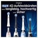 Oral-B iO Ultimative Reinigung, Original Aufsteckbürsten für elektrische Oral-B iO Zahnbürsten, 'Borsten-in-Borsten' Bündel, Schwarz, 4 Stück - 8