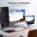 UGREEN Adattatore USB C a HDMI 4K60Hz 2K144Hz 10CM Convertitore da Tipo C Compatibile con iPhone 17 PRO Max Air Mac Mini M4 PRO MacBook M4 PRO Max iPad Galaxy Thunderbolt 3/4 HDTV Monitores - 3