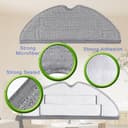 AiLomey Zubehör für Roborock S8 / S8 +, Ersatzteile für Roborock S8 Pro Ultra, 2 Hauptbürste, 4 Wischtücher, 4 Filter, 4 Seitenbürsten - 3