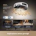 DREAME Aqua10 Ultra Roller Complete Robot Aspirapolvere, Autopulizia Rullo, Supera Ostacoli da 8cm, Auto-Svuotamento, Aspirazione 30.000 Pa, Evita Oltre 240 Oggetti, Controllo Vocale Intelligente - 9