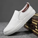 Generisch Scarpe da ginnastica comode da uomo al livello più basso, alla moda, da corsa, da uomo, bianco, 40 EU - 5