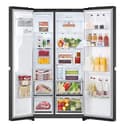 LG GSLC41EPPE Frigorifero Side by Side Total No Frost con Dispenser Ghiaccio e Acqua, Tanica Interna da 4L, Capacità 641L, Classe E, Doppia Porta, Raffreddamento Linear Cooling, Essence Matte Black - 2