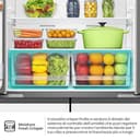 Hisense RQ5P470SETE, Frigorifero Americano Quattro Porte, Classe E, Finitura bianca in vetro, Total No Frost, WiFi, Metal cooling, Zona convertibile, Dispenser Acqua, Motore Inverter - 6